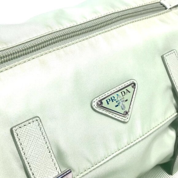 PRADA triangle logo plate Re-Nylon Crossbody shoulder bag with pouch - Picture 9 of 15